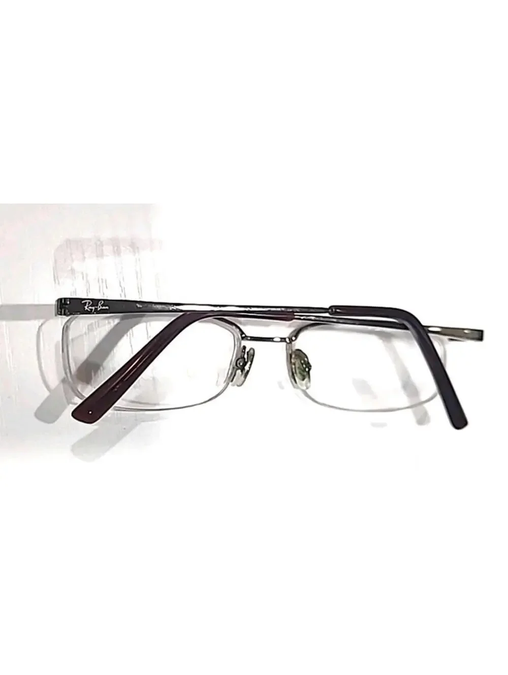 Ray Ban RB6101 2531 Brown Half Rim Eyeglasses 52-18 135